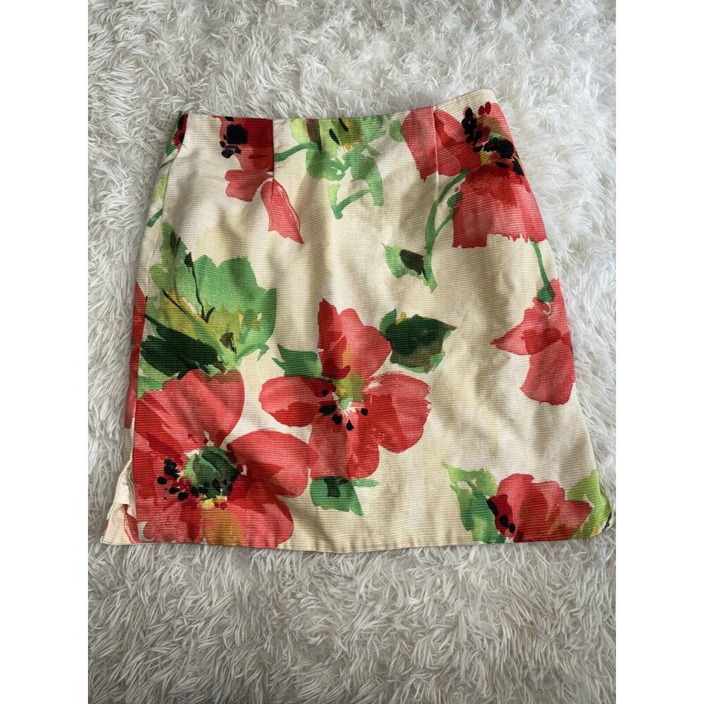 DL Deborah Laws Vintage Women’s Sz. 10 Floral Mini Skirt. Pretty.